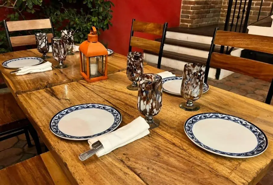 Mesa de restaurante de Los Cabos