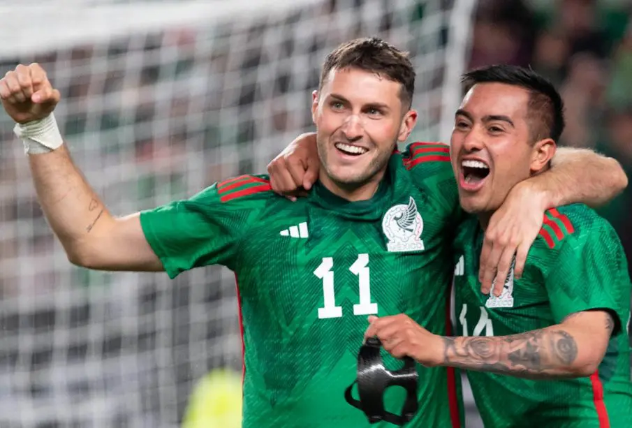 os mexicanos le sacaron el empate a los alemanes