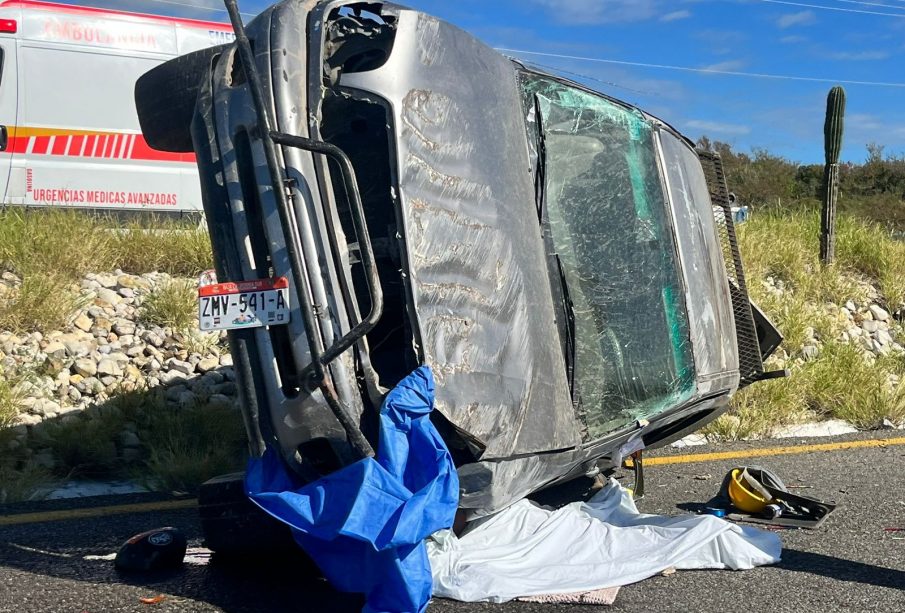 Persona fallecida por accidente vial