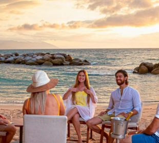 Con los amigos se puede disfrutar Vallarta