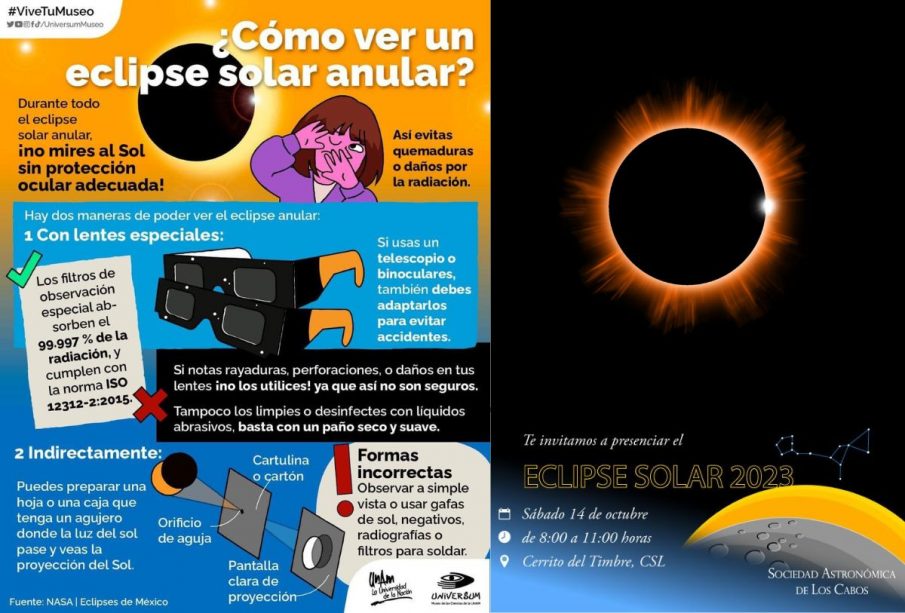 ¿Qué sí y qué no hacer para ver el eclipse de sol?