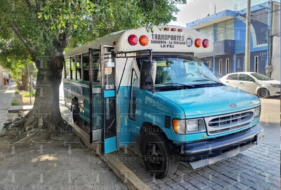 Unidad de transporte público de La Paz