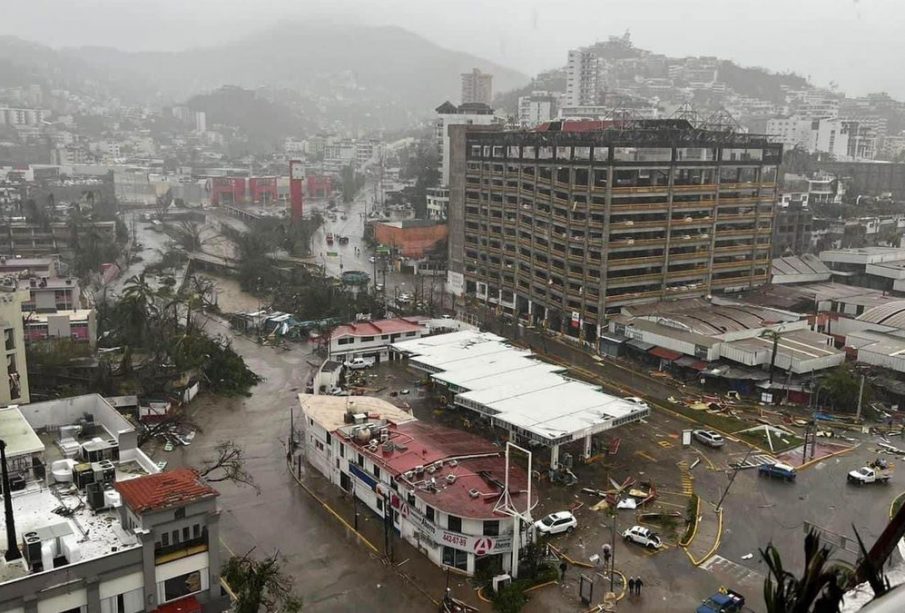 Acapulco tras el paso del huracán Otis