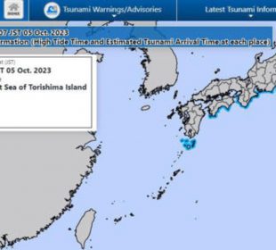 Alerta de tsunami en Japón