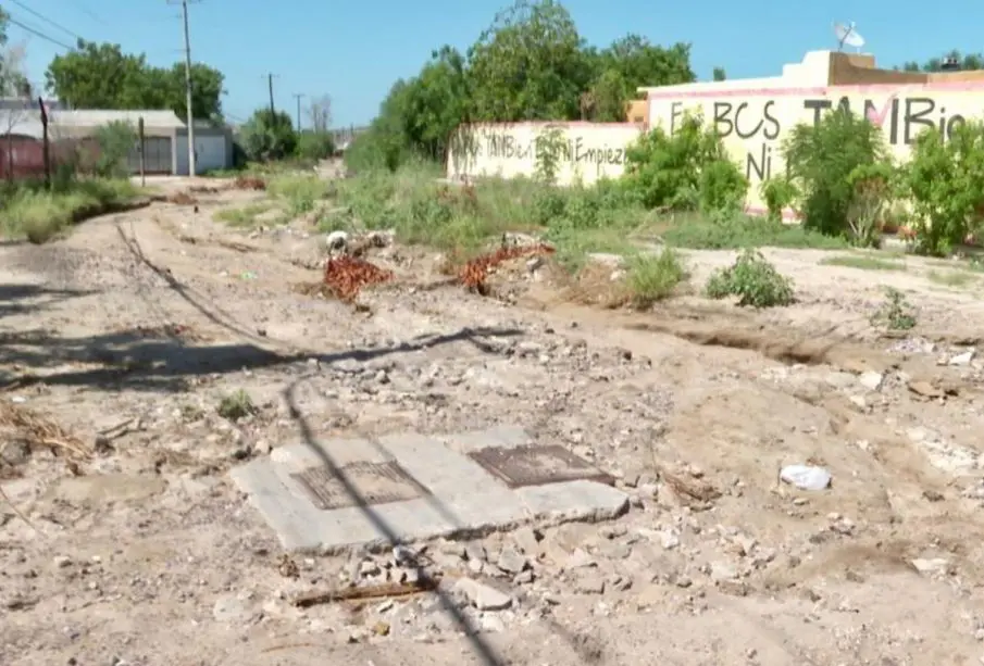 Calle en mal estado