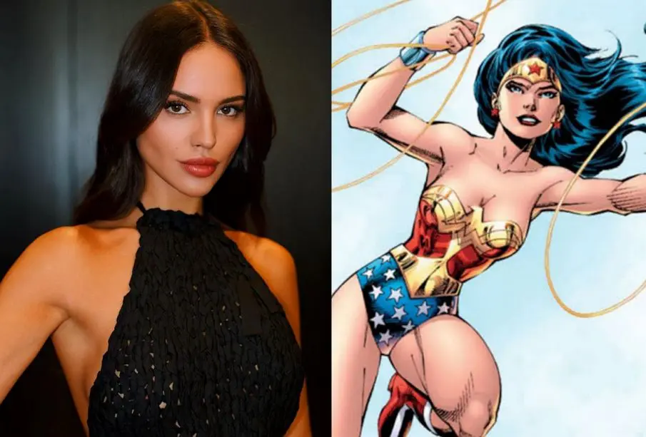 Eiza González como mujer maravilla