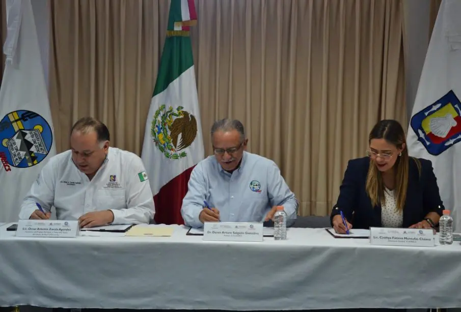 Reunión de convenio ICATBCS con UABCS