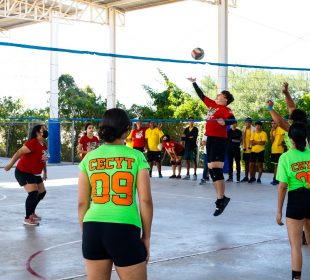 Juego de voleibol