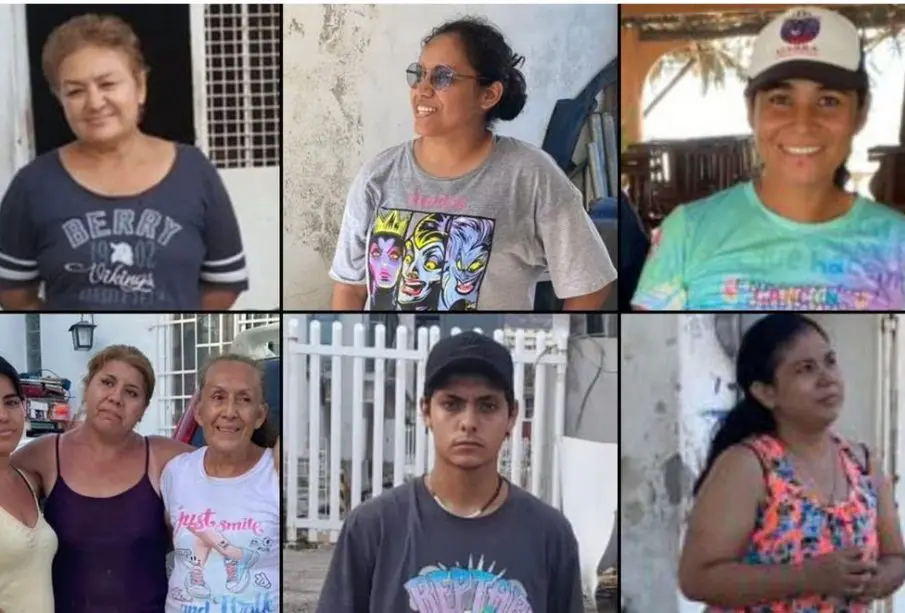 Fotos de las personas localizadas en Acapulco