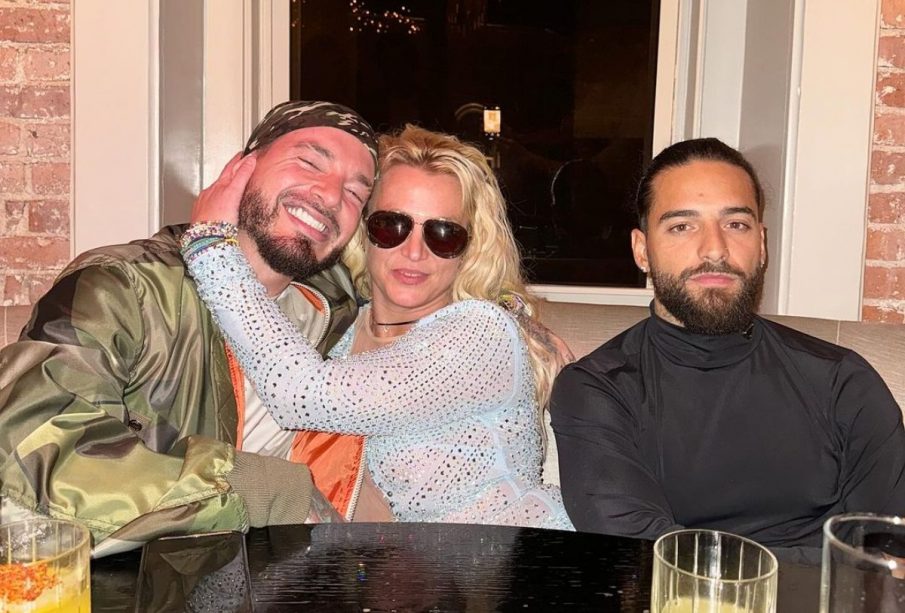 J Balvin, Britney Spears y Maluma.