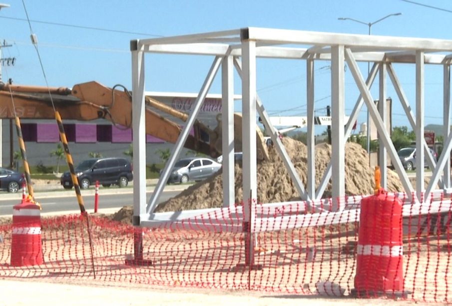 Obras de nuevo puente en Los Cabos