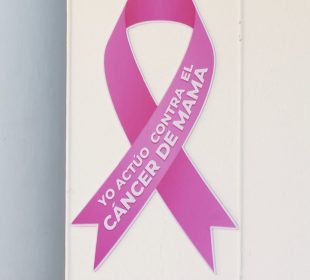 Moño conmemorativo del mes de prevención del cáncer de mama