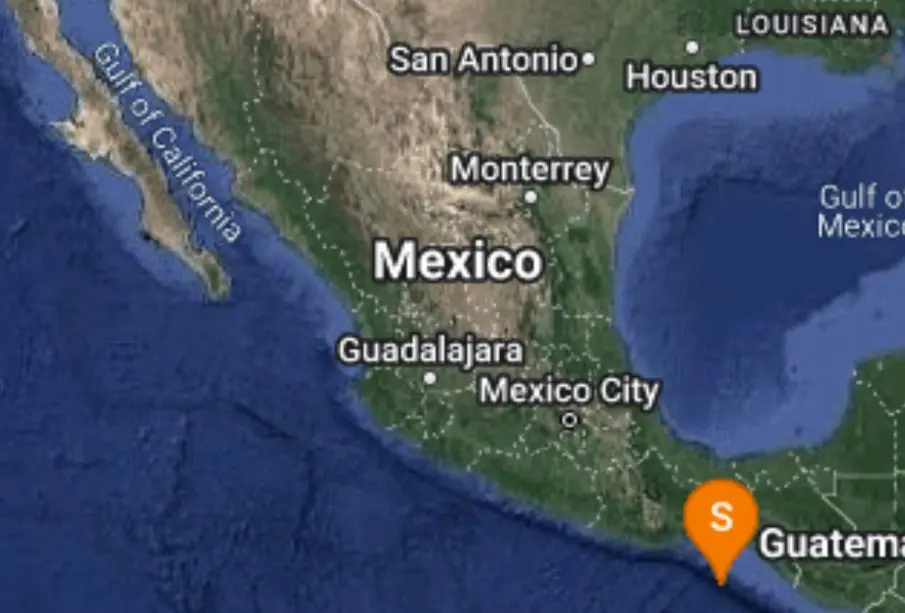 Mapa de los sismos de hoy