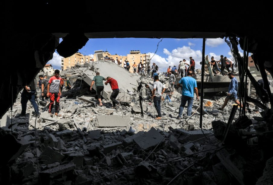 Bombardeo en hospital de Gaza