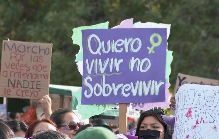 Marcha por el Día Internacional de la Erradicación de la Violencia contra las Mujeres