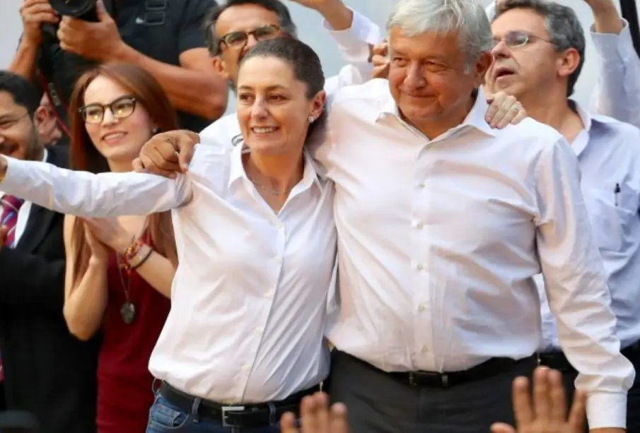 Claudia Sheinbaum y AMLO.