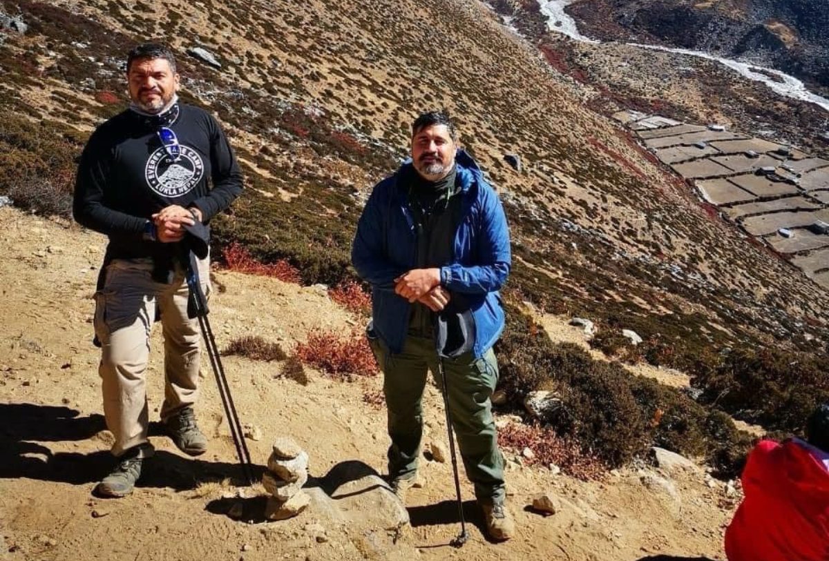 Antonio Gil Burgoin en el Everest