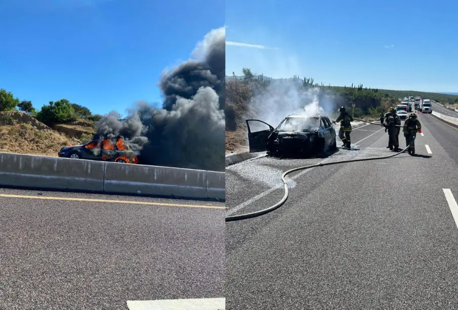 Auto en llaman en Migriño