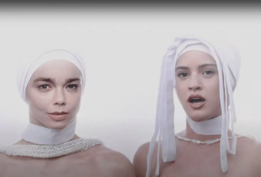 Björk y Rosalía