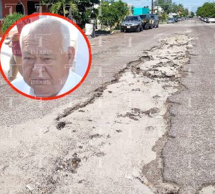 Calle sin pavimentar en La Paz