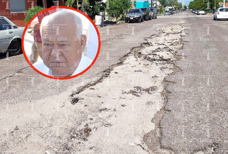 Calle sin pavimentar en La Paz