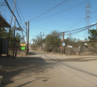 Calles sin pavimentar en Cabo San Lucas