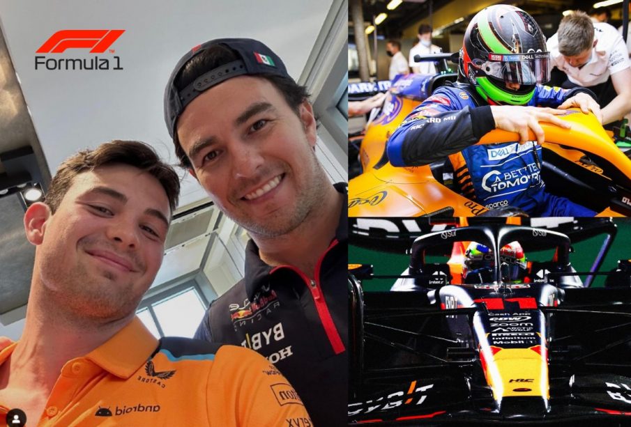 Checo Pérez y Pato O'ward