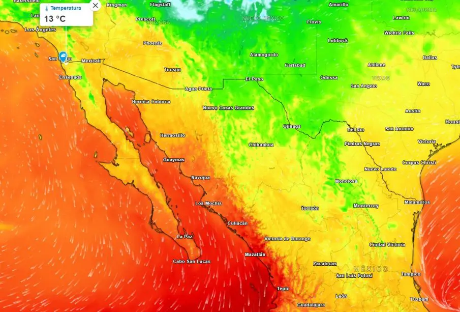 Clima fresco para Tijuana