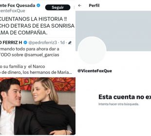 Cuenta eliminada de Vicente Fox