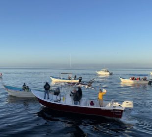 Embarcaciones en altarmar para torneo de pesca