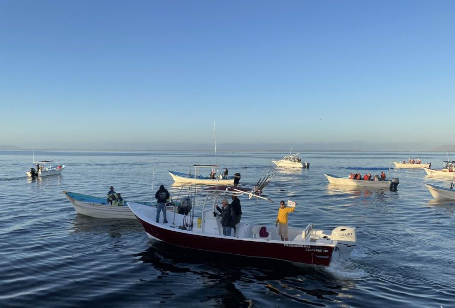 Embarcaciones en altarmar para torneo de pesca