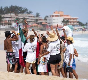 Equipo mexicano de surf