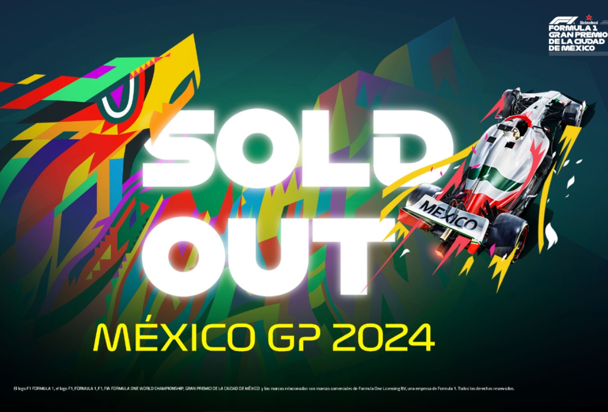 GP de México 2024 Reportan boletos agotados para F1