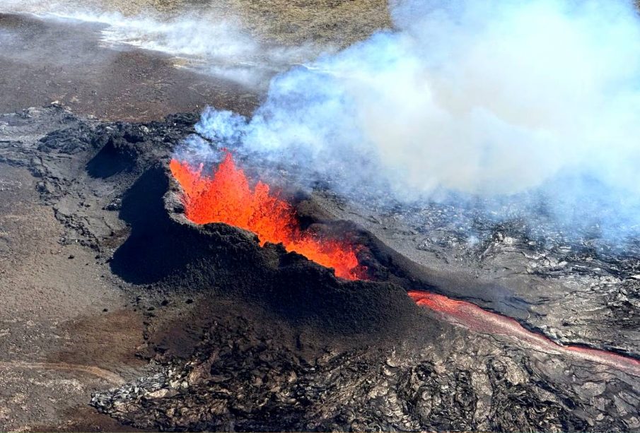 Grieta principal del volcan Fagradalsfjall