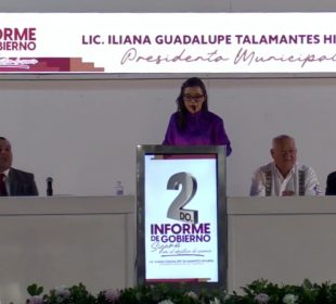 Iliana Talamantes brindó su informe como presidenta de Comondú