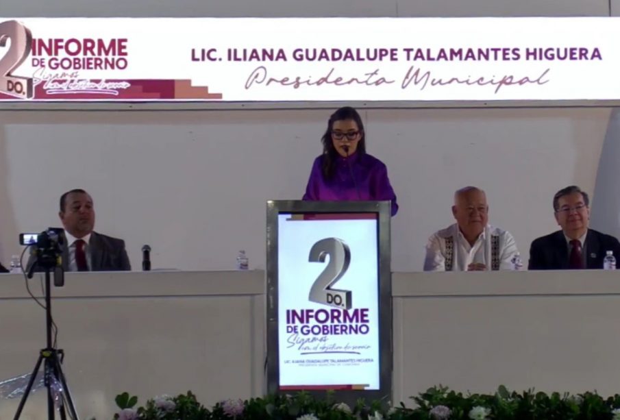 Iliana Talamantes brindó su informe como presidenta de Comondú