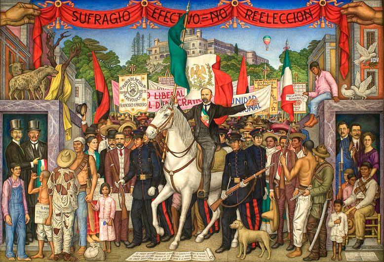 Imagen representativa de la Revolución Mexicana
