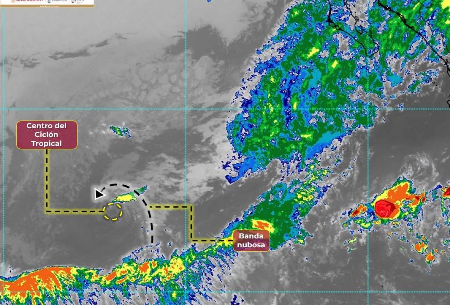 Imagen satelital de la tormenta tropical Ramon