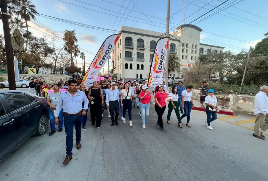 Manifestación de la Croc por jornada laboral