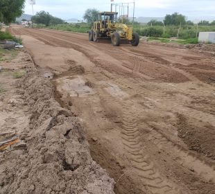 Obras de pavimentación en Pino Pallas