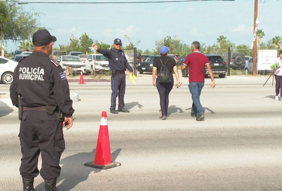 Policía municipal en el panteón