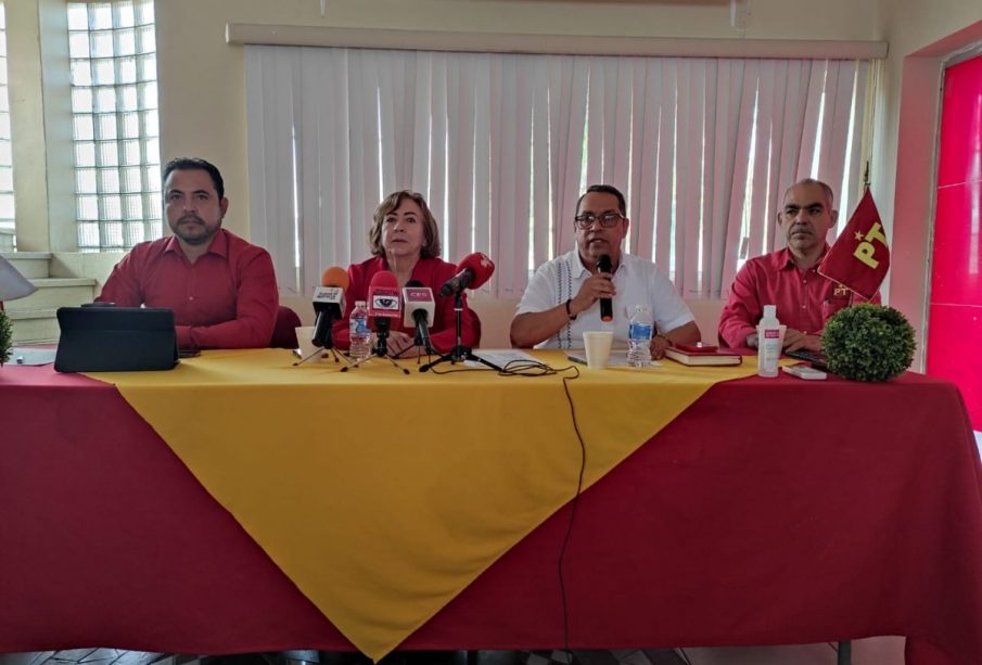 Rueda de prensa del PT