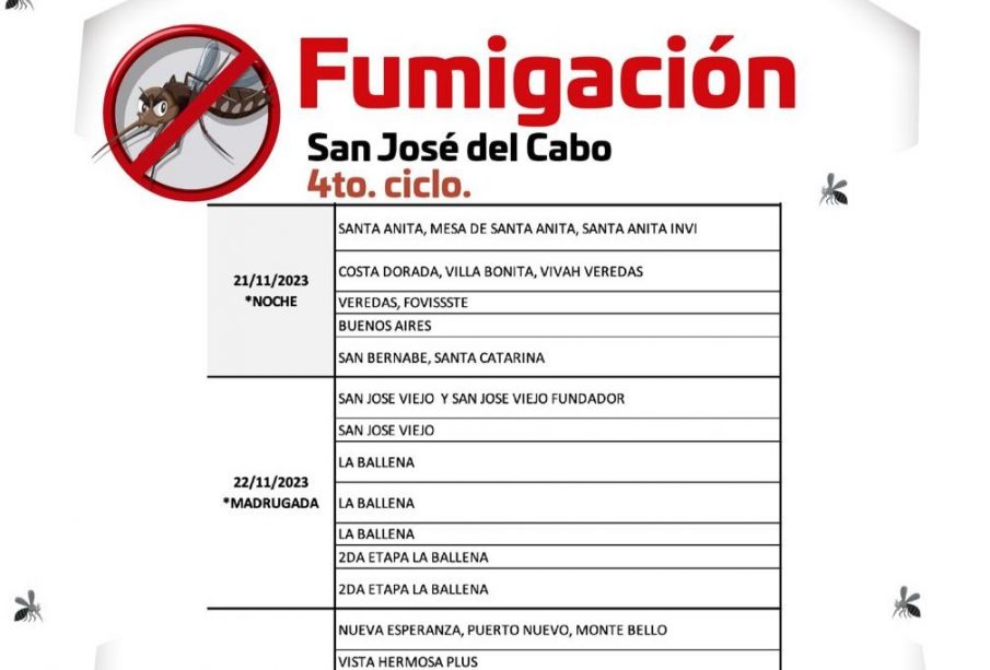 Se realiza campaña de fumigación