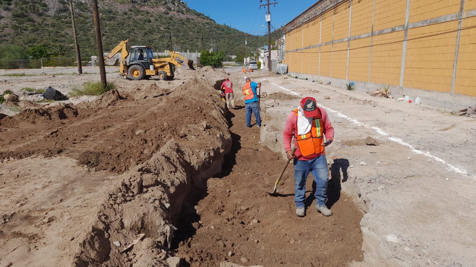 Trabajadores en obra