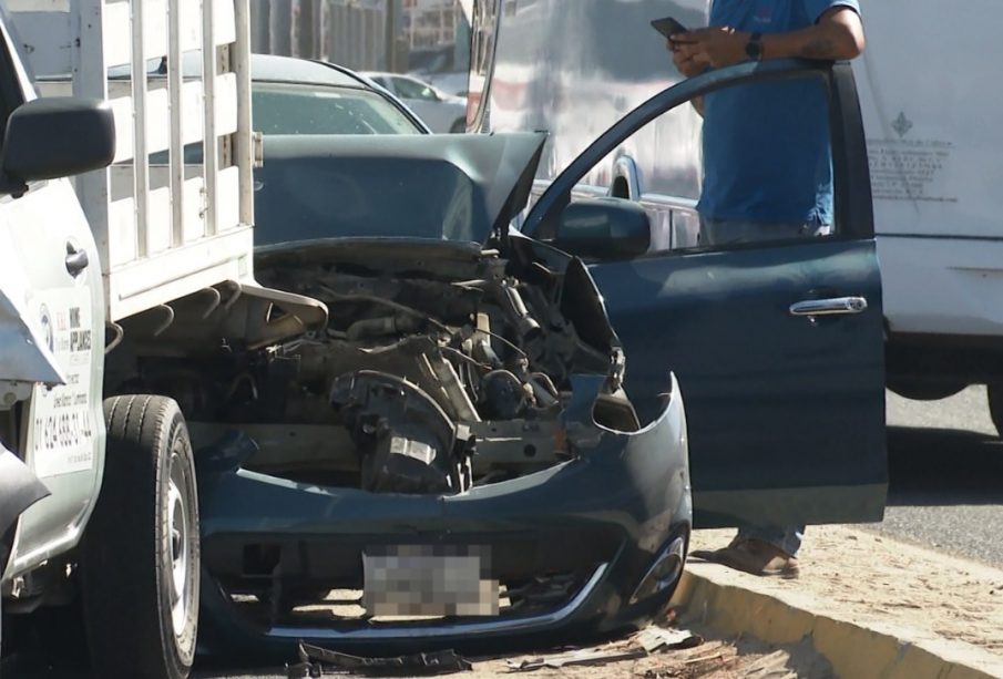 Vehículos involucrados en accidente vial