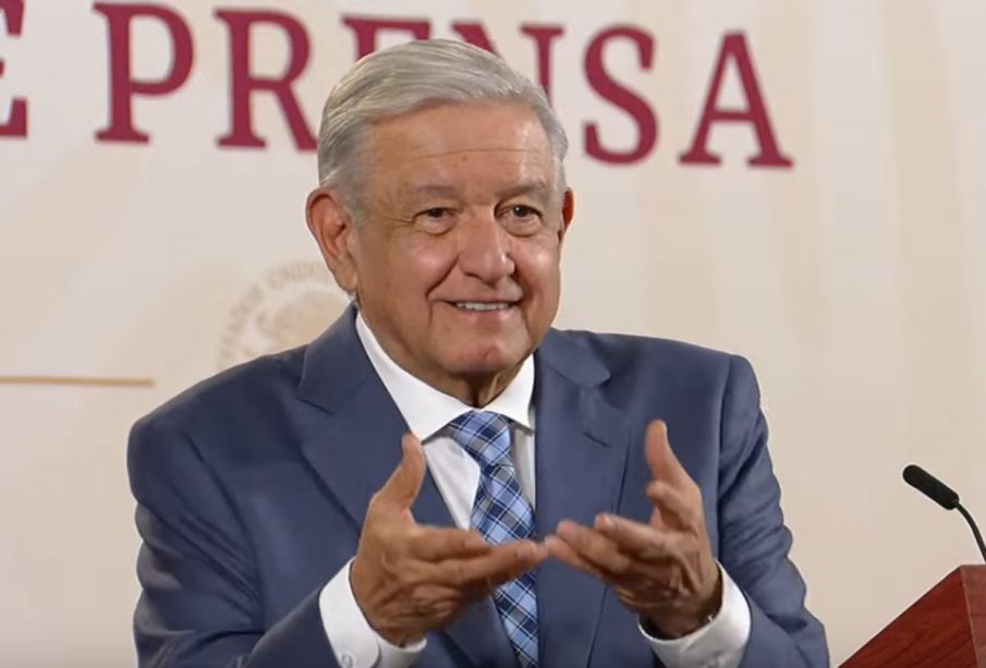 AMLO en la mañanera.