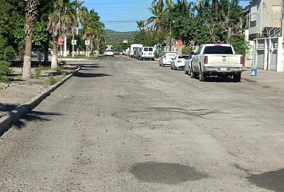 Calles de La Paz en mal estado