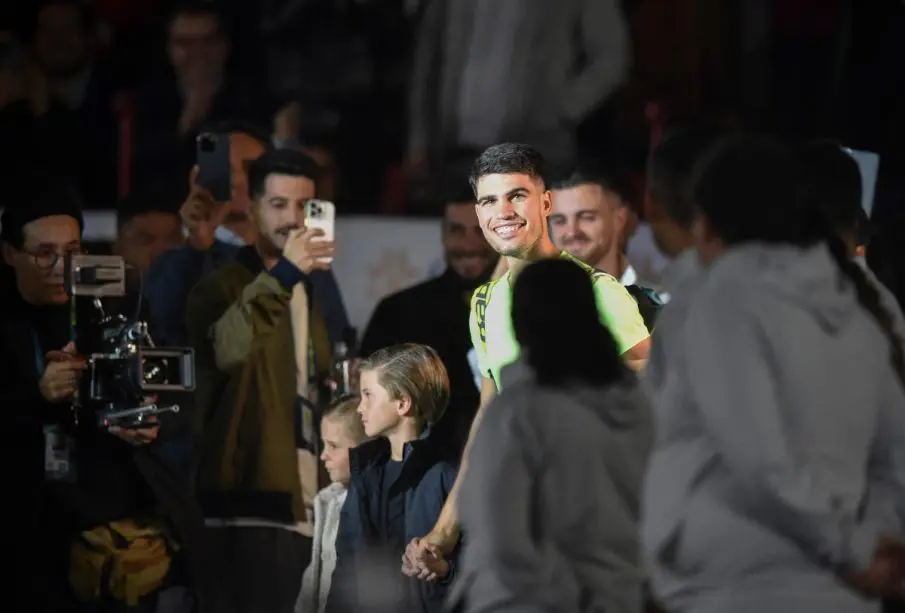 El tenista español Carlos Alcaraz