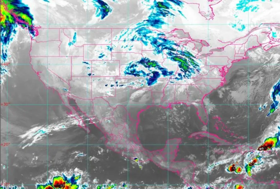 Mapa del clima en BCS