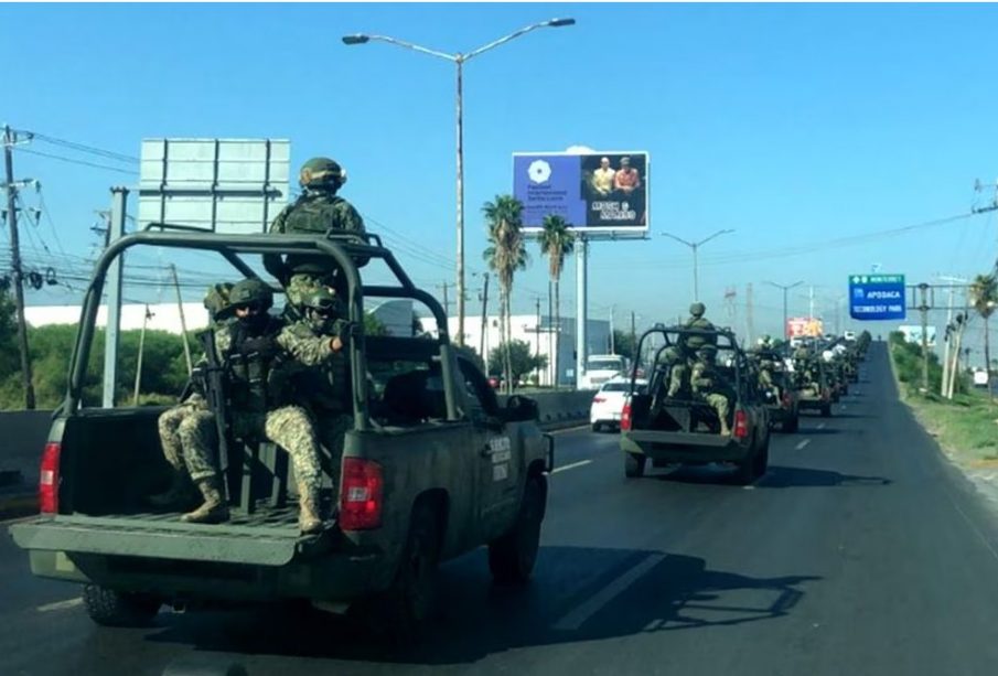 Elementos de seguridad en frontera entre Zacatecas y Jalisco
